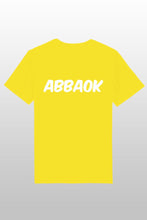 Lade das Bild in den Galerie-Viewer, Abbaok Schriftzug T-Shirt Duo gelb