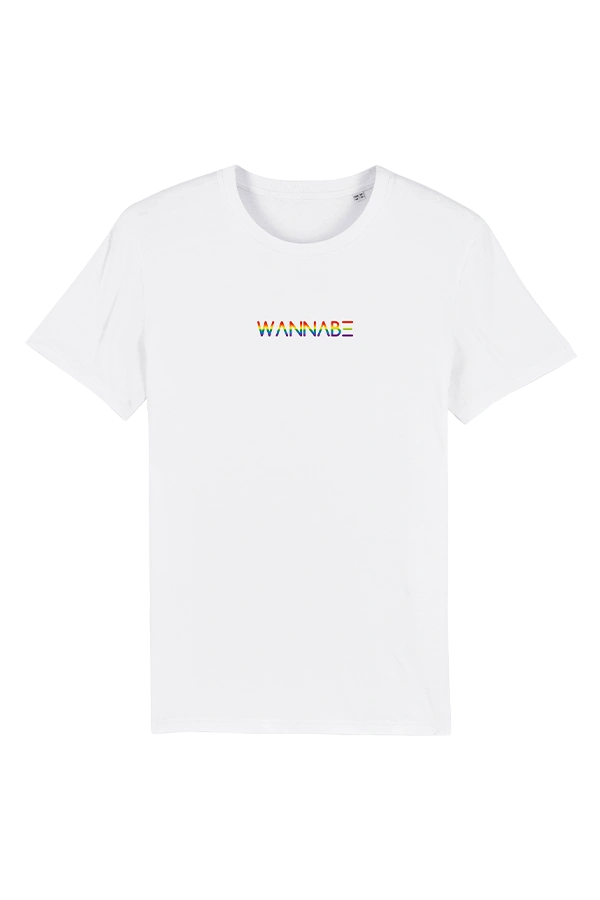 WANNABE Shirt LGBTQ+ white