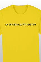 Lade das Bild in den Galerie-Viewer, Anzeigenhauptmeister T-Shirt Gelb
