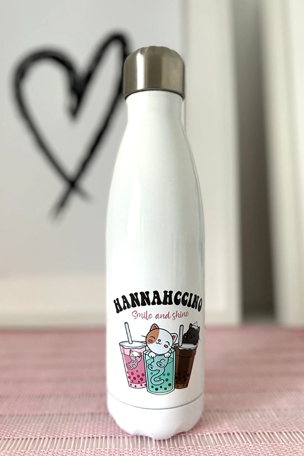 Hannahccino Cat Trinkflasche