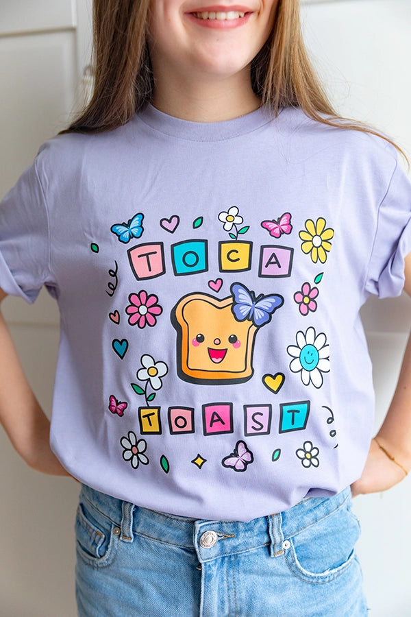 TocaToast Butterfly Shirt lavender