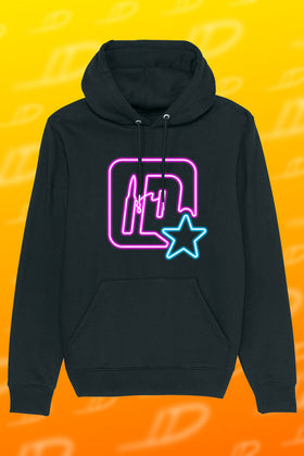 ID Neon Hoodie schwarz