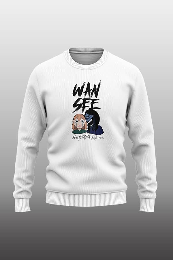 Horrorhexe Sweater weiß
