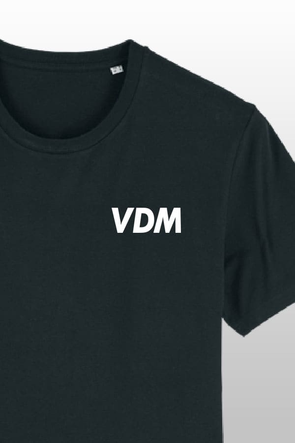 VDM Shirt black – Weiß klein