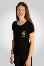 Lade das Bild in den Galerie-Viewer, HeyHorse Kinder Shirt gold-black
