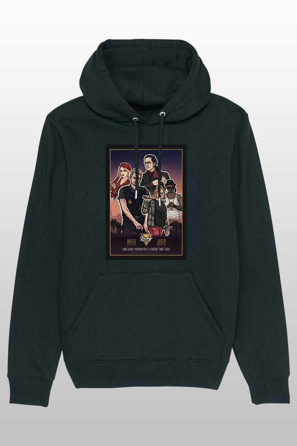 LuckyV Poster Edition Hoodie black