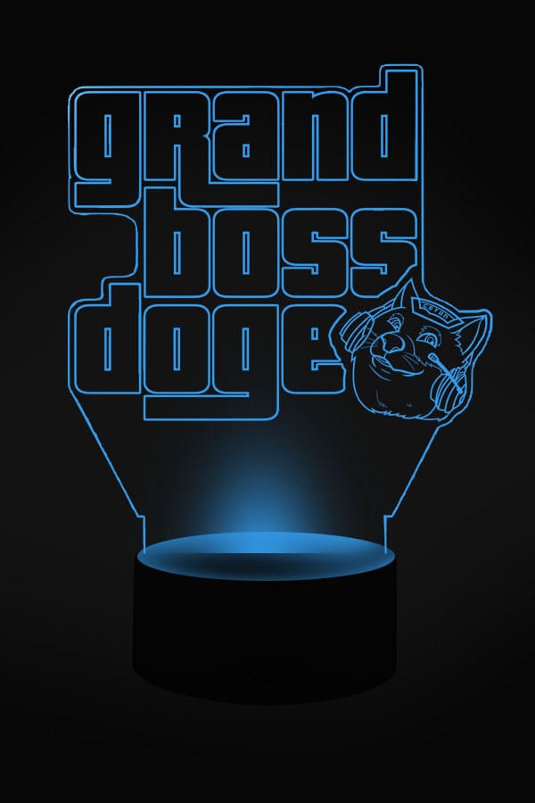 Grand Boss Doge LED Lampe