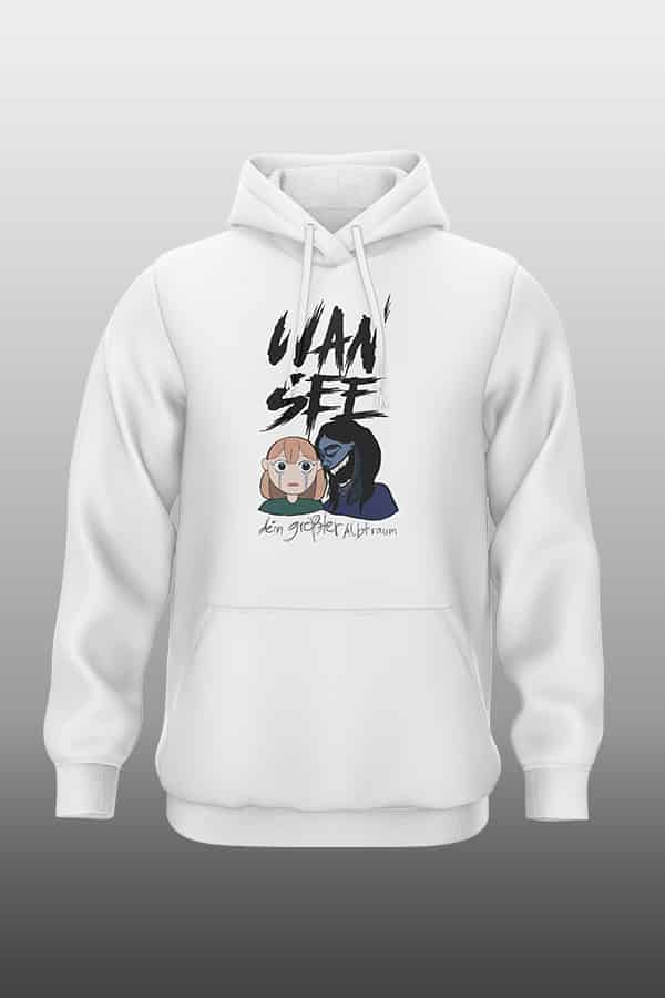 Horrorhexe Hoodie weiß