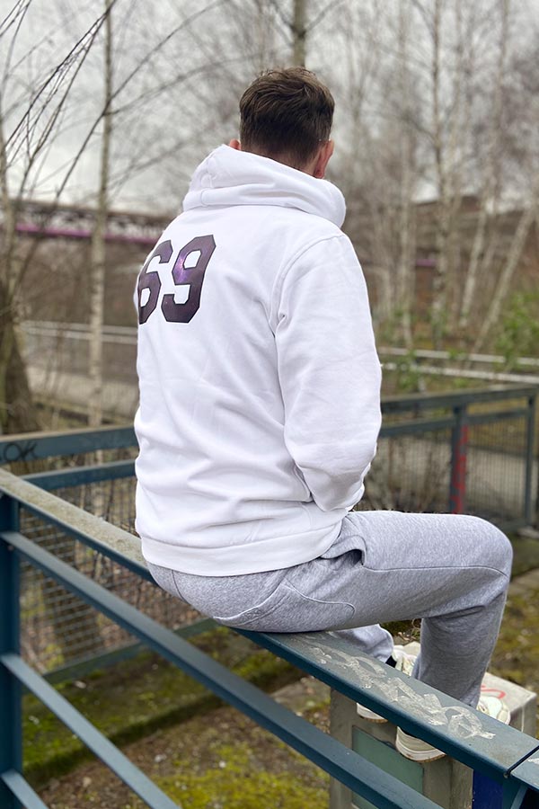 Fly-Galaxy Hoodie white