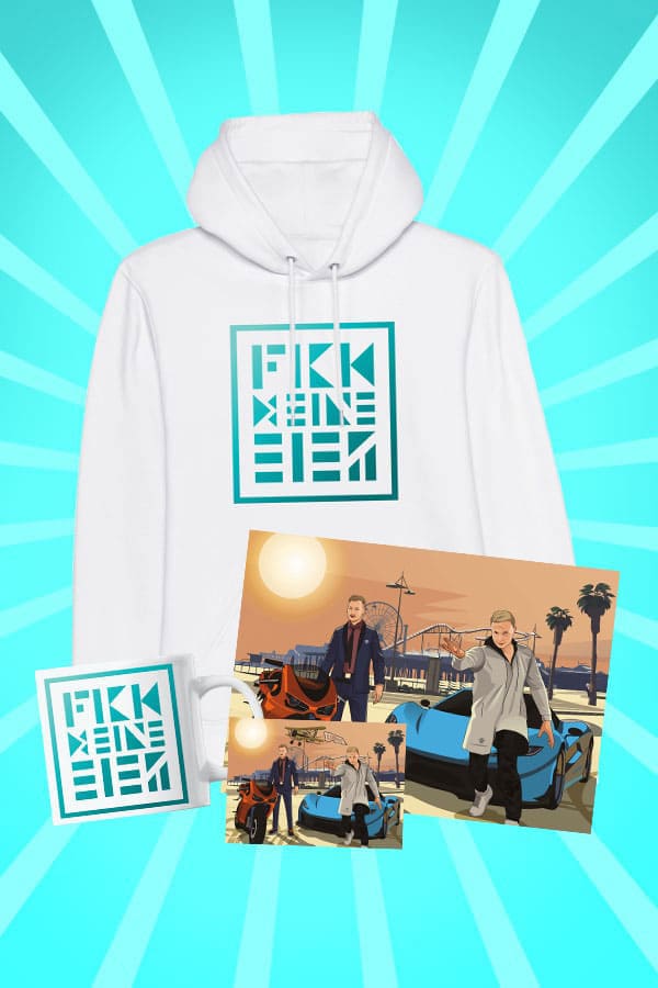 Lusor Bundle Hoodie weiß