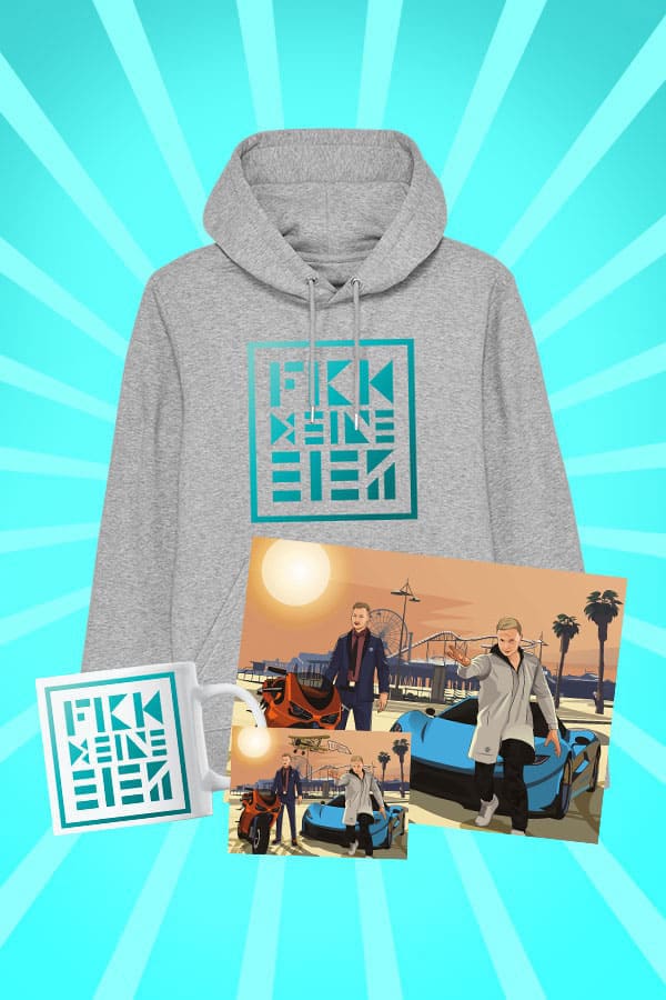 Lusor Bundle Hoodie heather grey