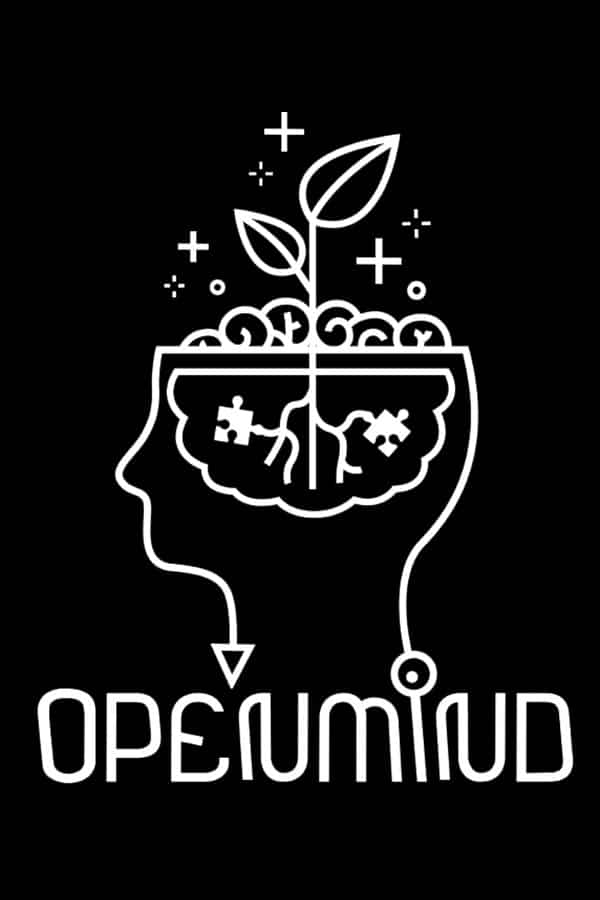 Openmind Head T-Shirt schwarz