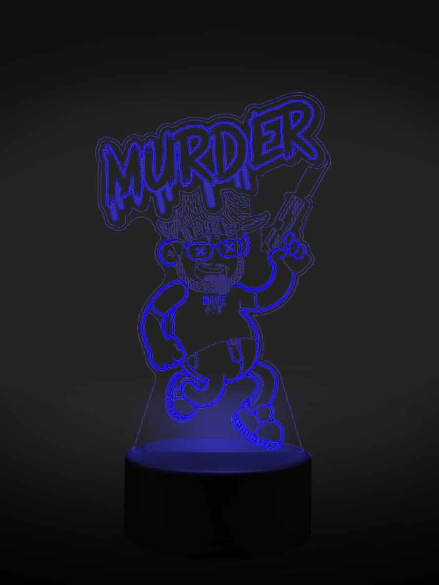 Murder LED 3D Lampe