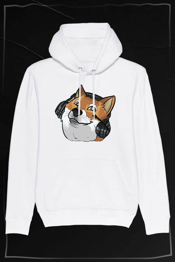 Doge Hoodie white