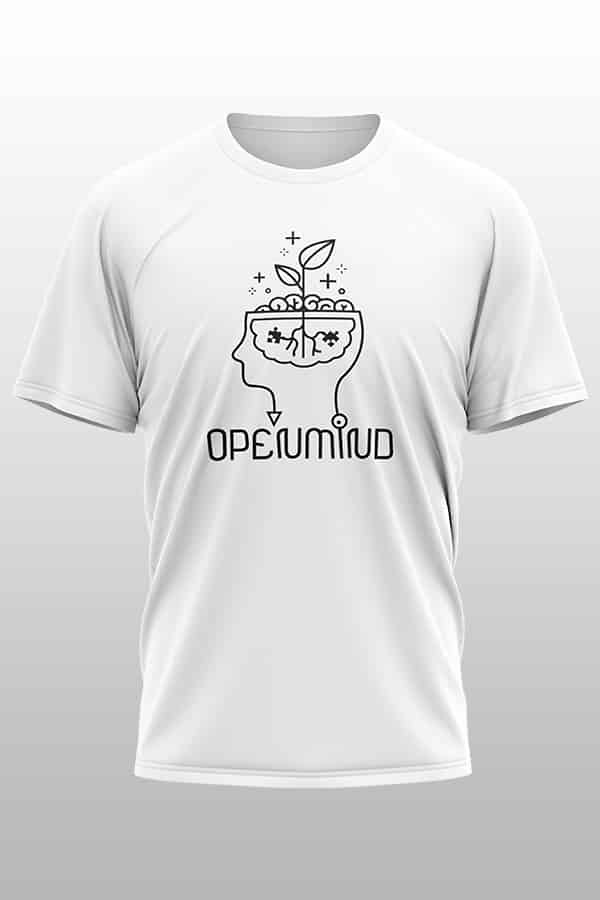 Openmind Head T-Shirt weiß